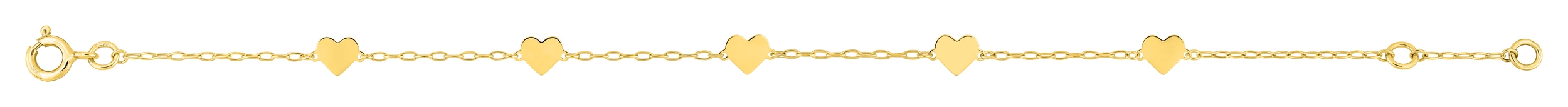 Bracelet Jonc Fermé gravé Or 18 Carats