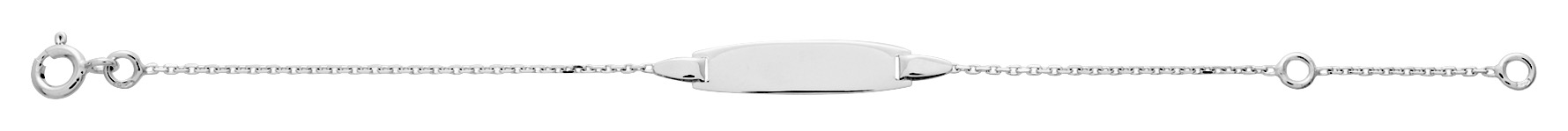 Gourmette bébé Or blanc 18 Carats