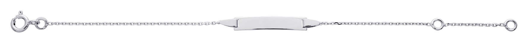Gourmette bébé Or blanc 18 Carats