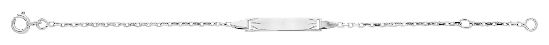 Gourmette bébé Or blanc 18 Carats