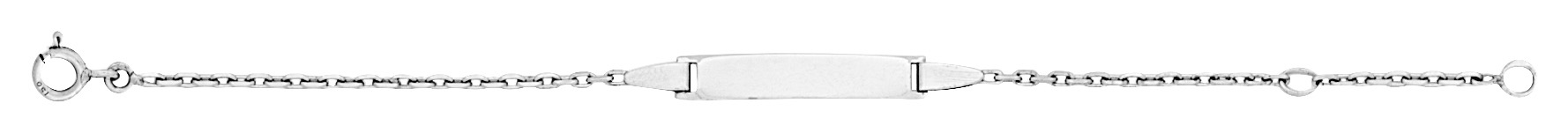 Gourmette bébé Or blanc 18 Carats