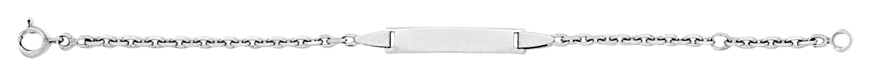Gourmette bébé Or blanc 18 Carats