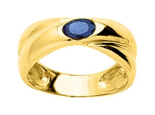 Bague Saphir Or 18 Carats
