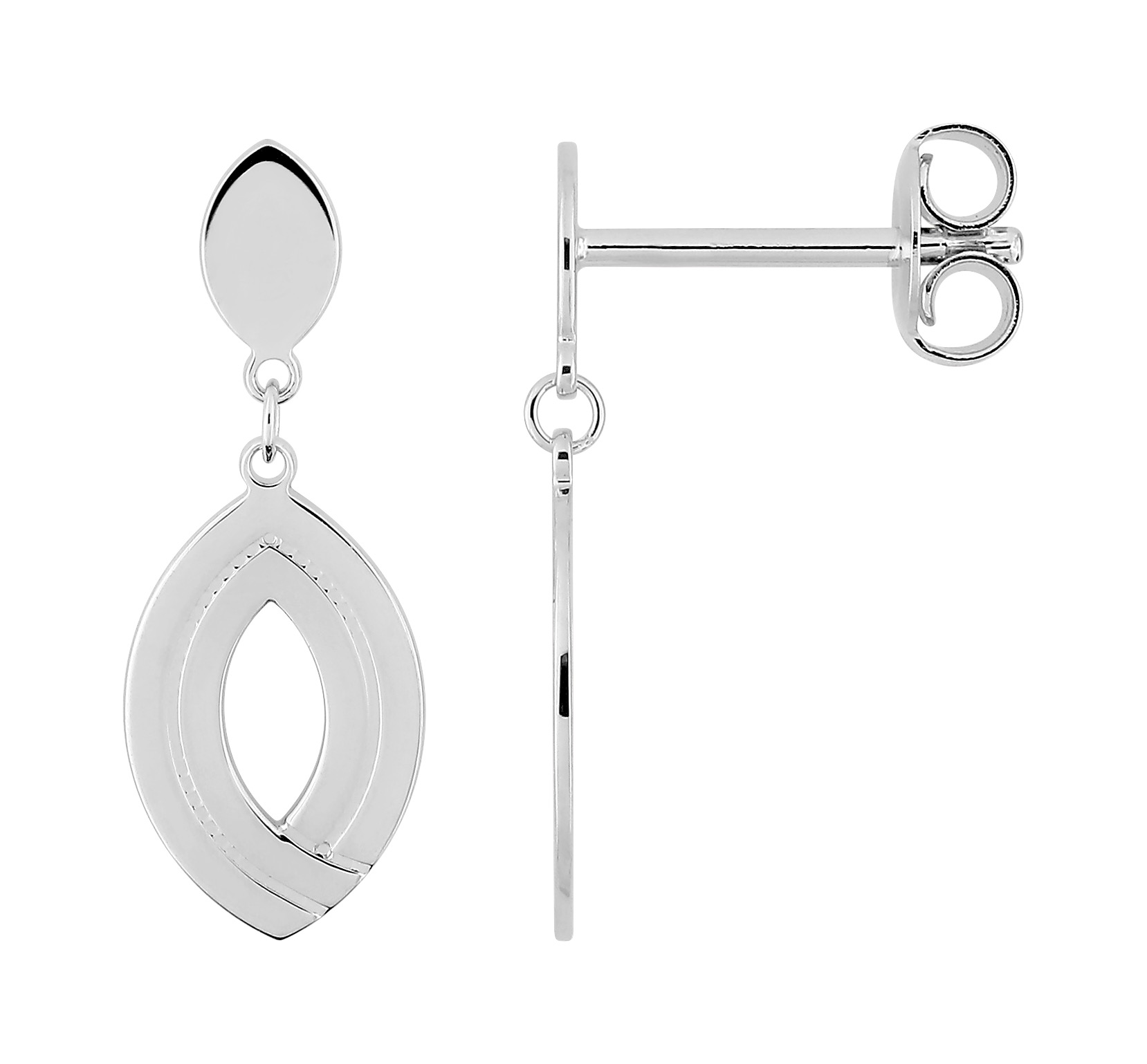 Boucles d\'Oreilles Pendantes Argent