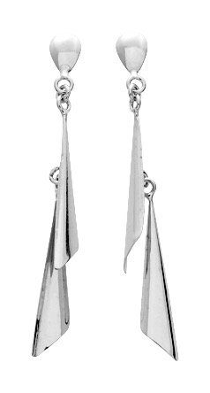 Boucles d\'Oreilles Pendantes Argent