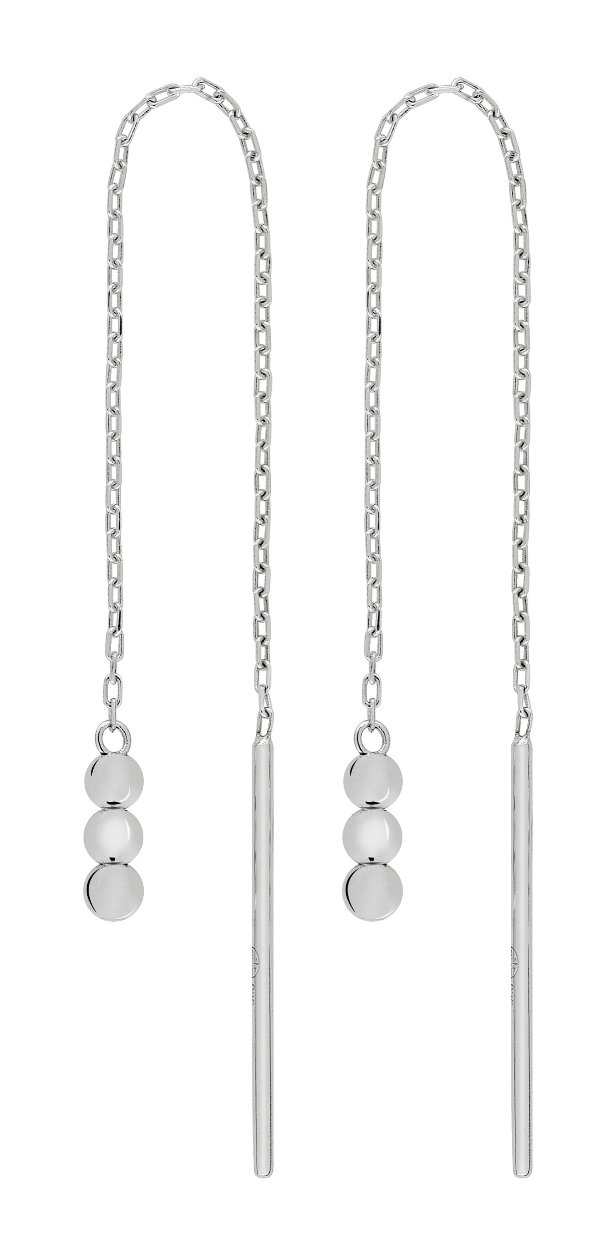 Boucles d\'Oreilles Pendantes Argent