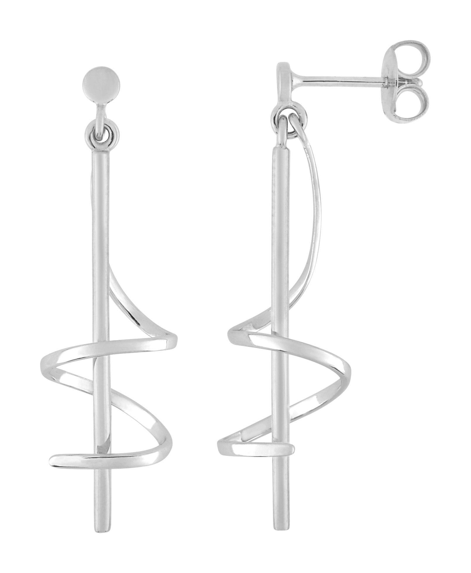 Boucles d\'Oreilles Pendantes Argent
