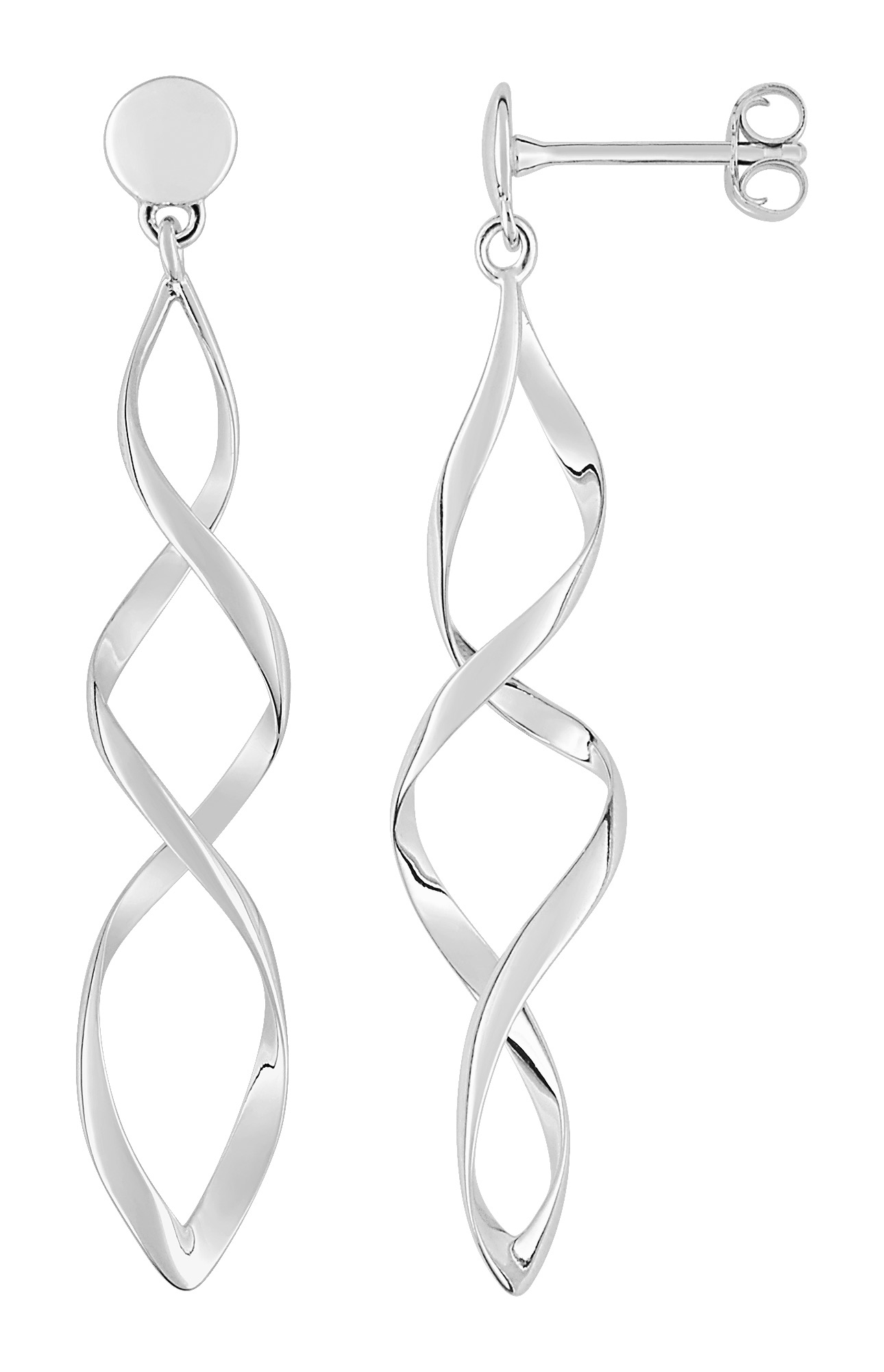 Boucles d\'Oreilles Pendantes Argent