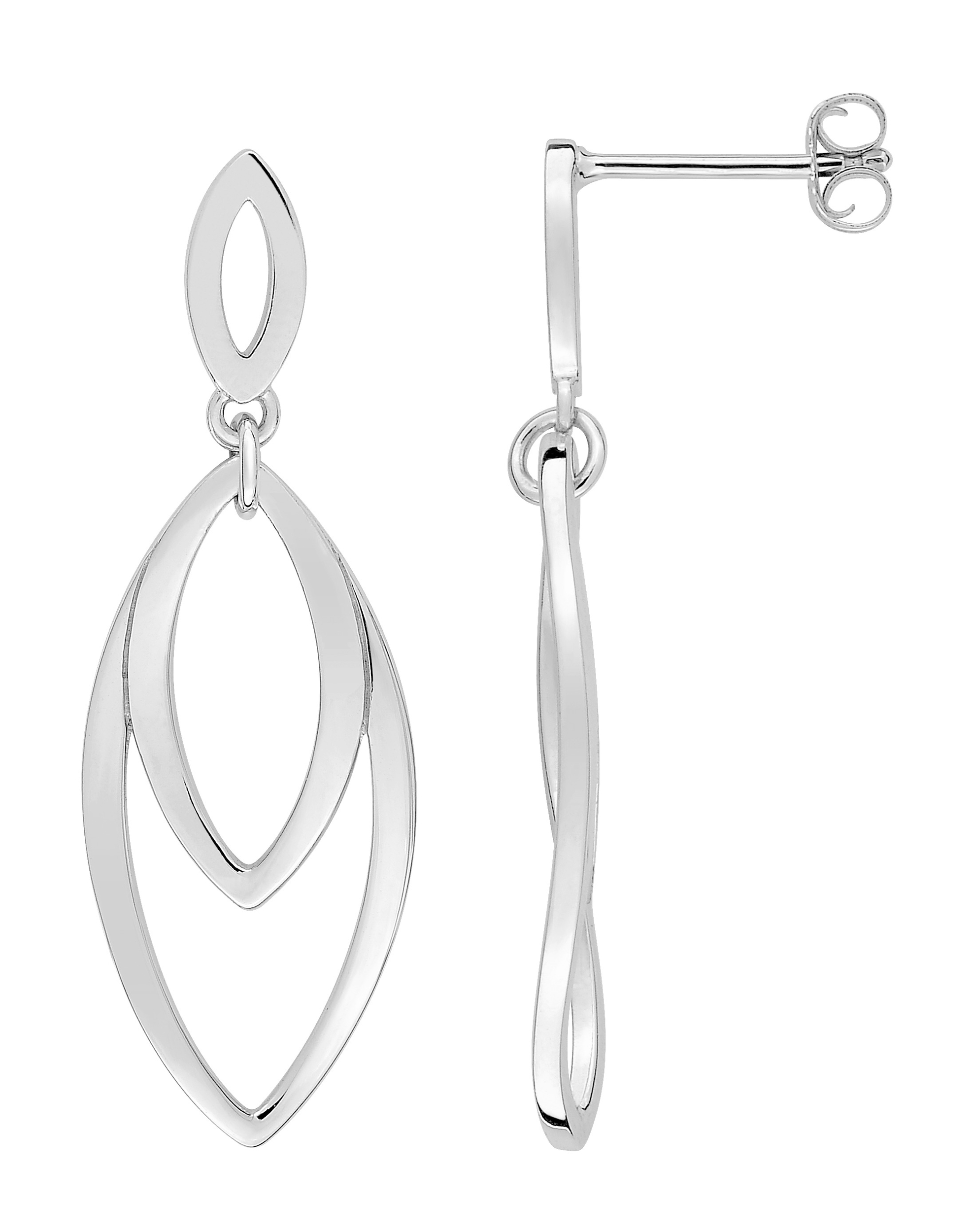 Boucles d\'Oreilles Pendantes Argent