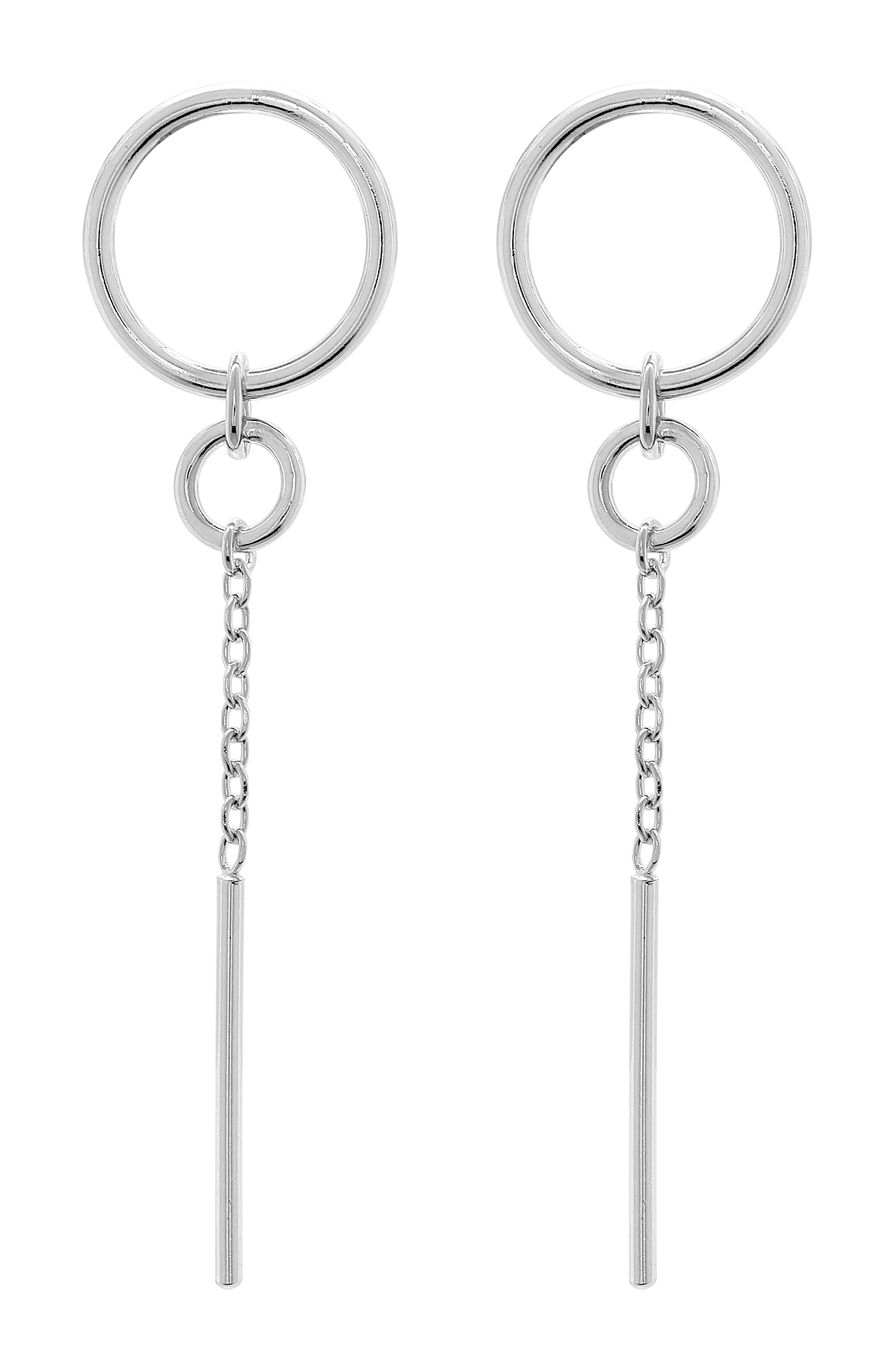 Boucles d\'Oreilles Pendantes Argent