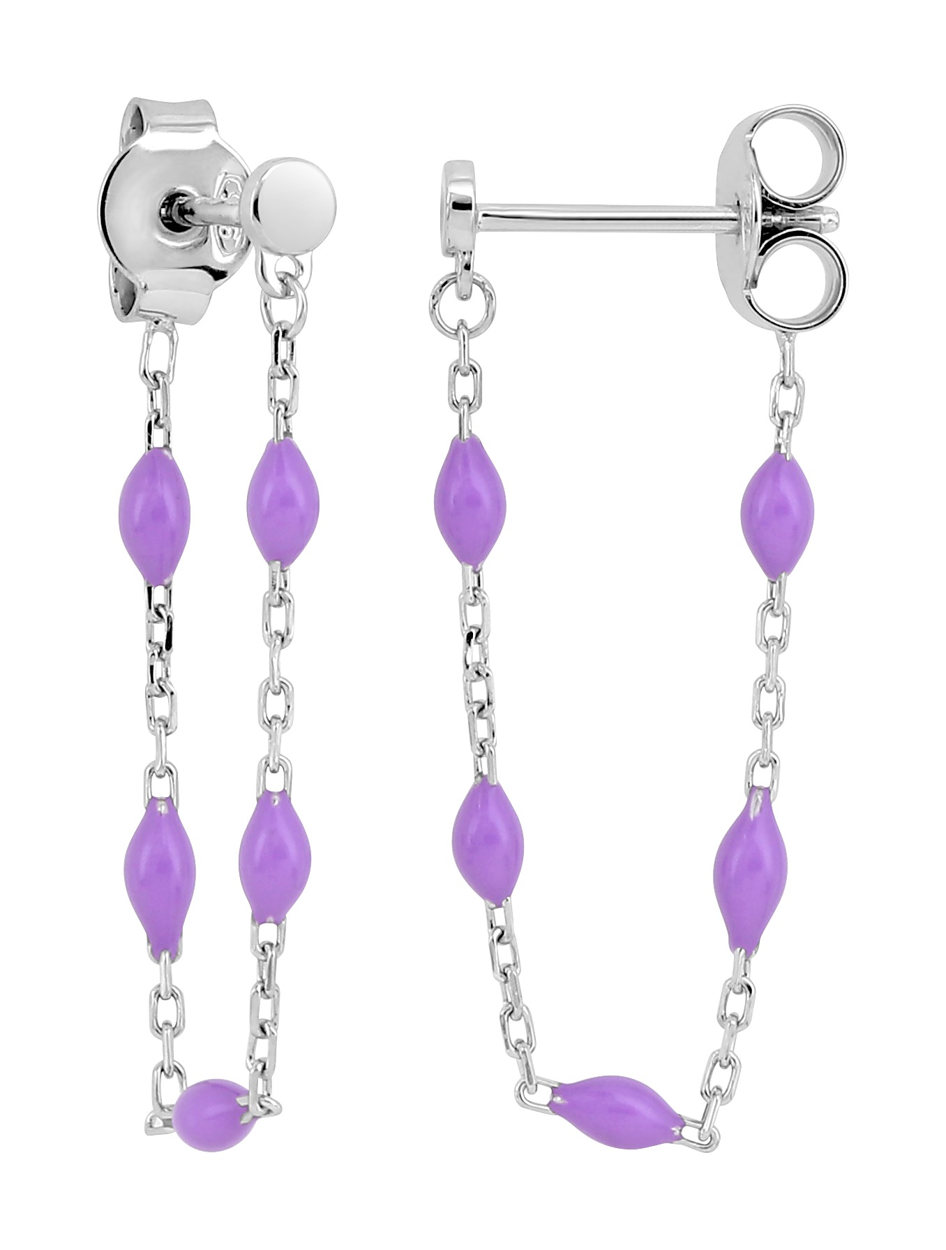 Boucles d\'Oreilles Pendantes Argent