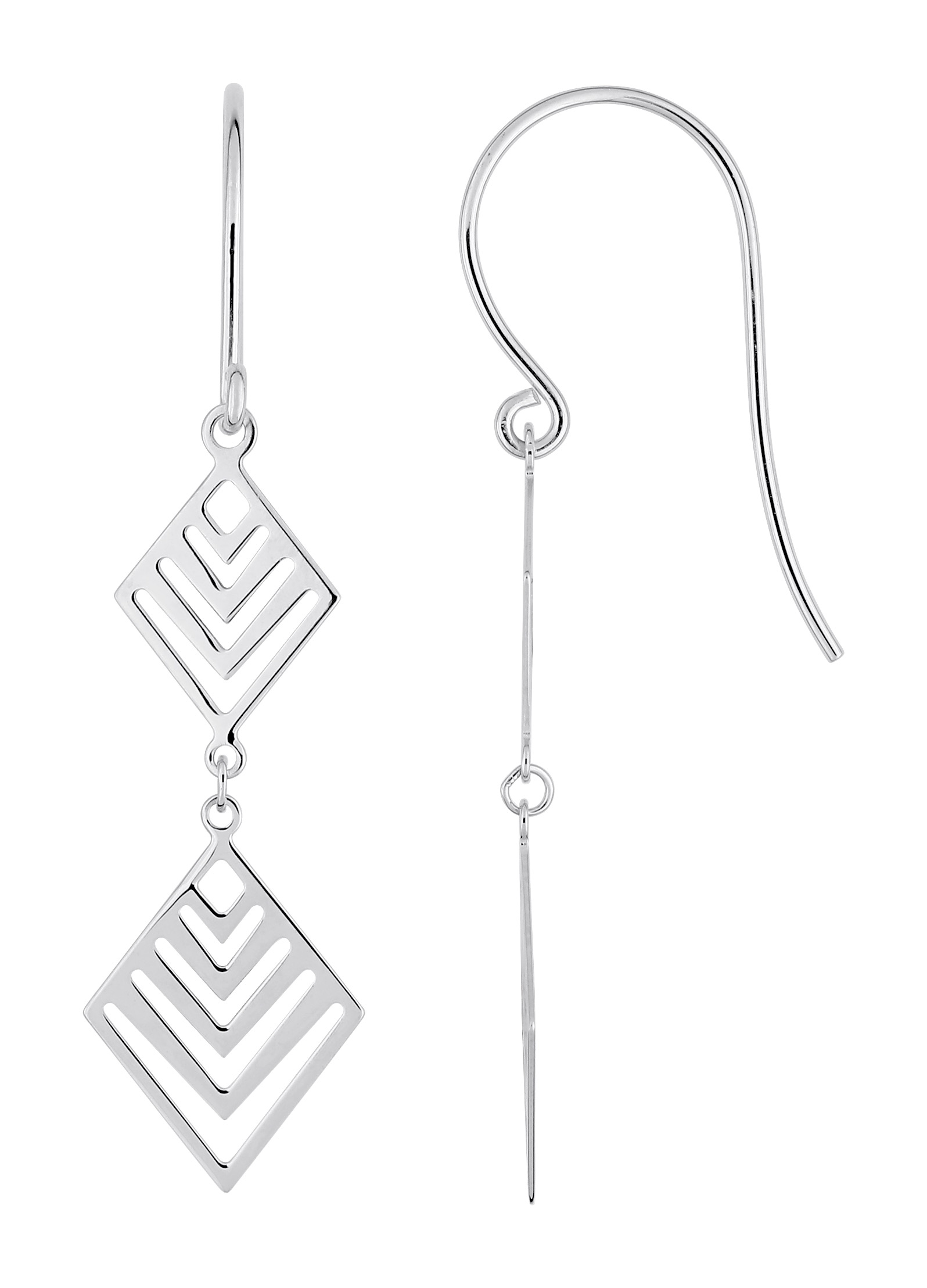 Boucles d\'Oreilles Pendantes Argent
