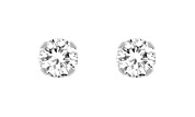 Boucles D\'oreilles Argent & Oxydes de Zirconium