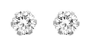 Boucles D\'oreilles Argent & Oxydes de Zirconium