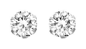 Boucles D\'oreilles Argent & Oxydes de Zirconium