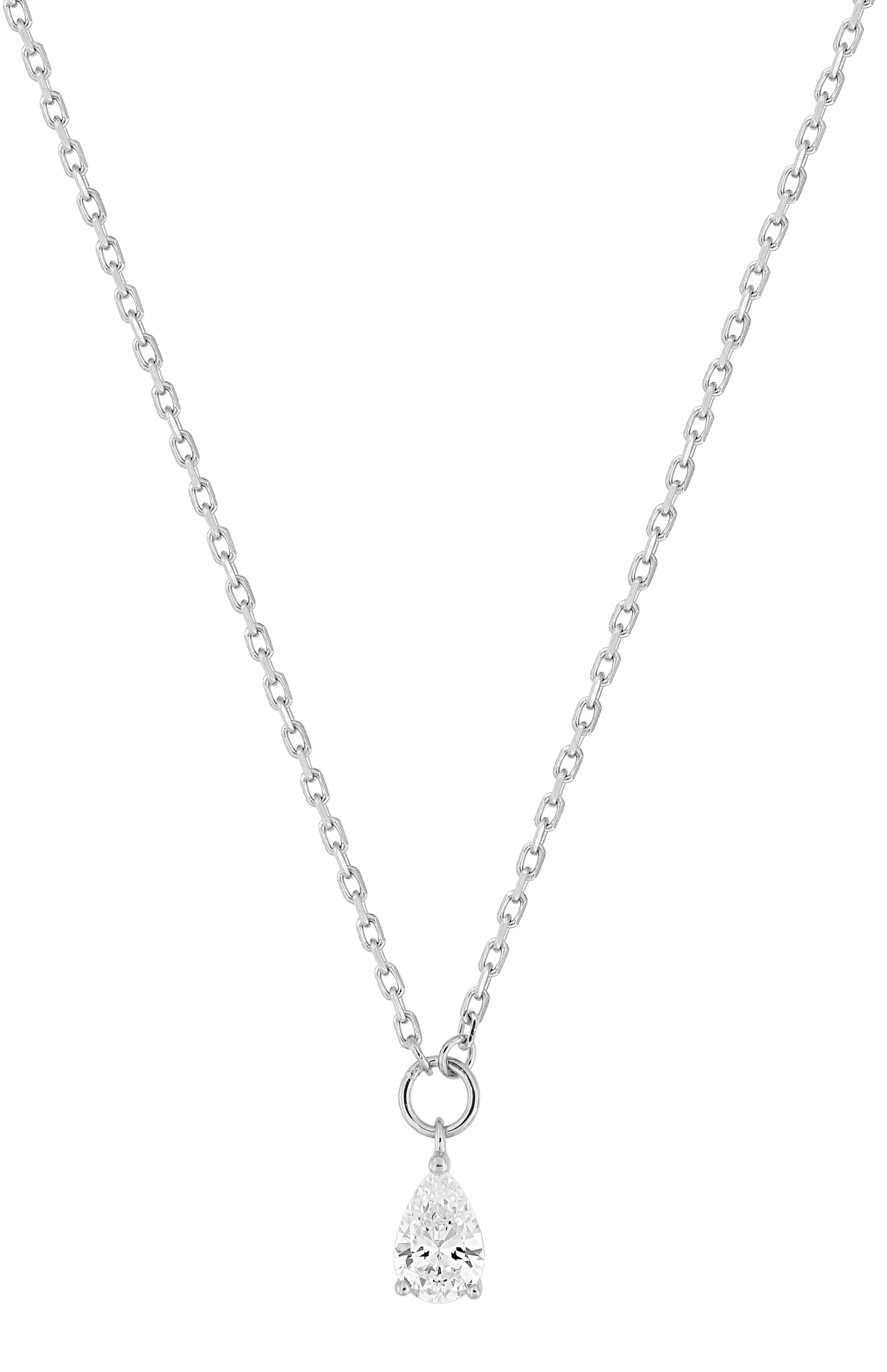 Collier Oxydes de Zirconium & Argent