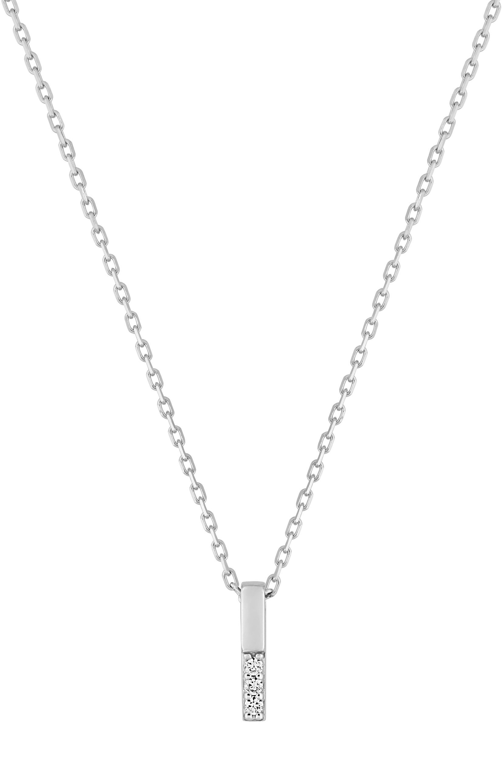 Collier Oxydes de Zirconium & Argent