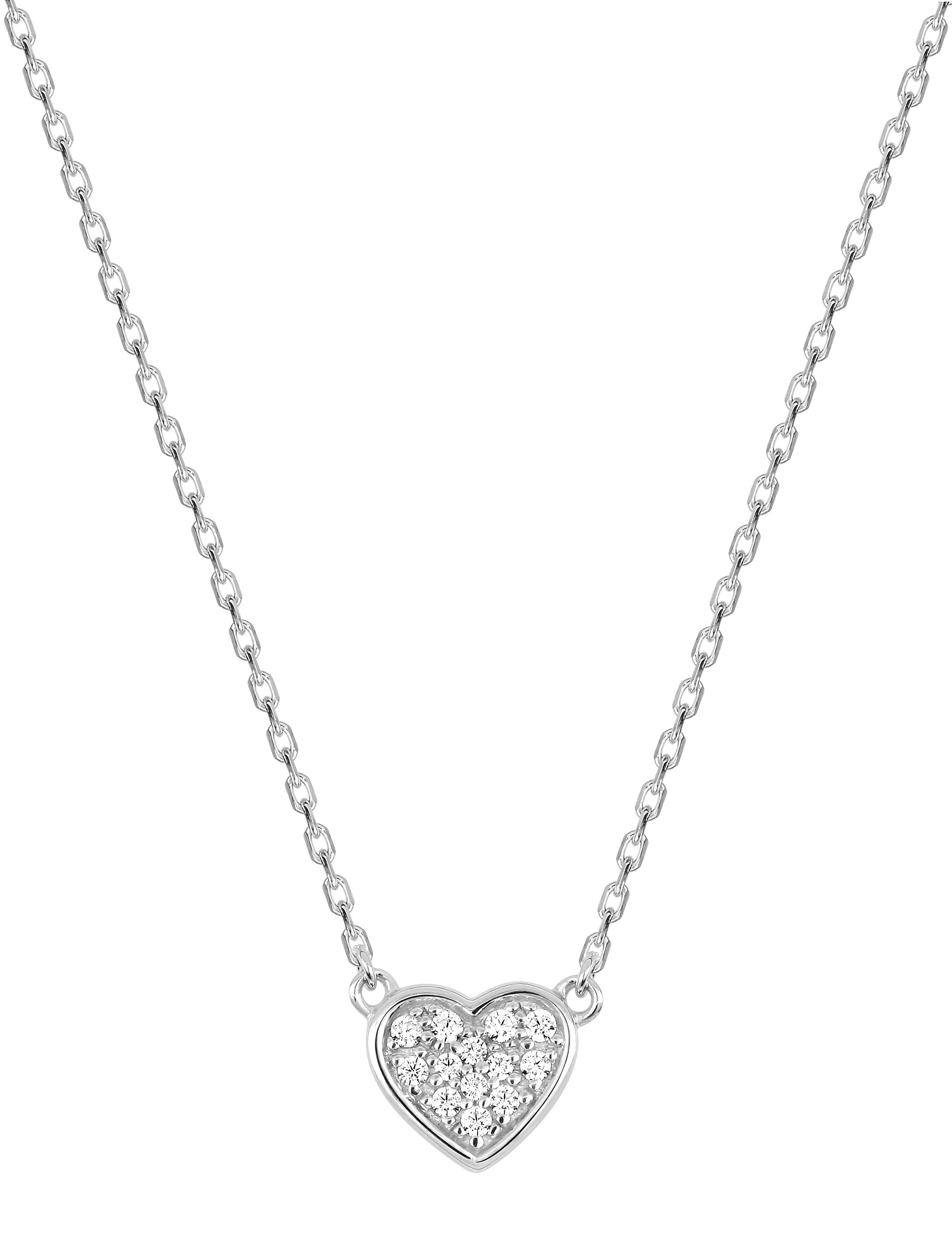 Collier Oxydes de Zirconium & Argent