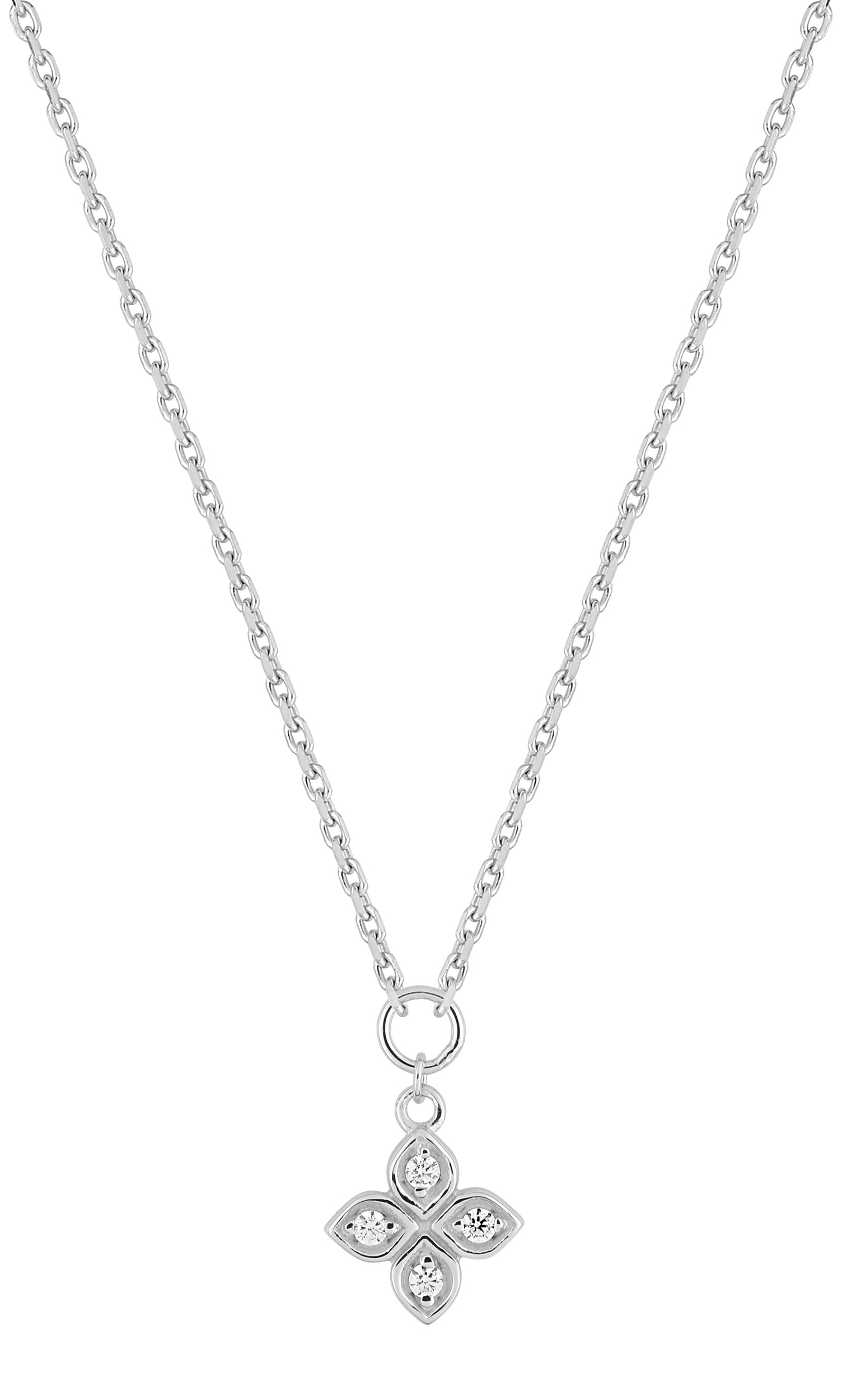 Collier Oxydes de Zirconium & Argent