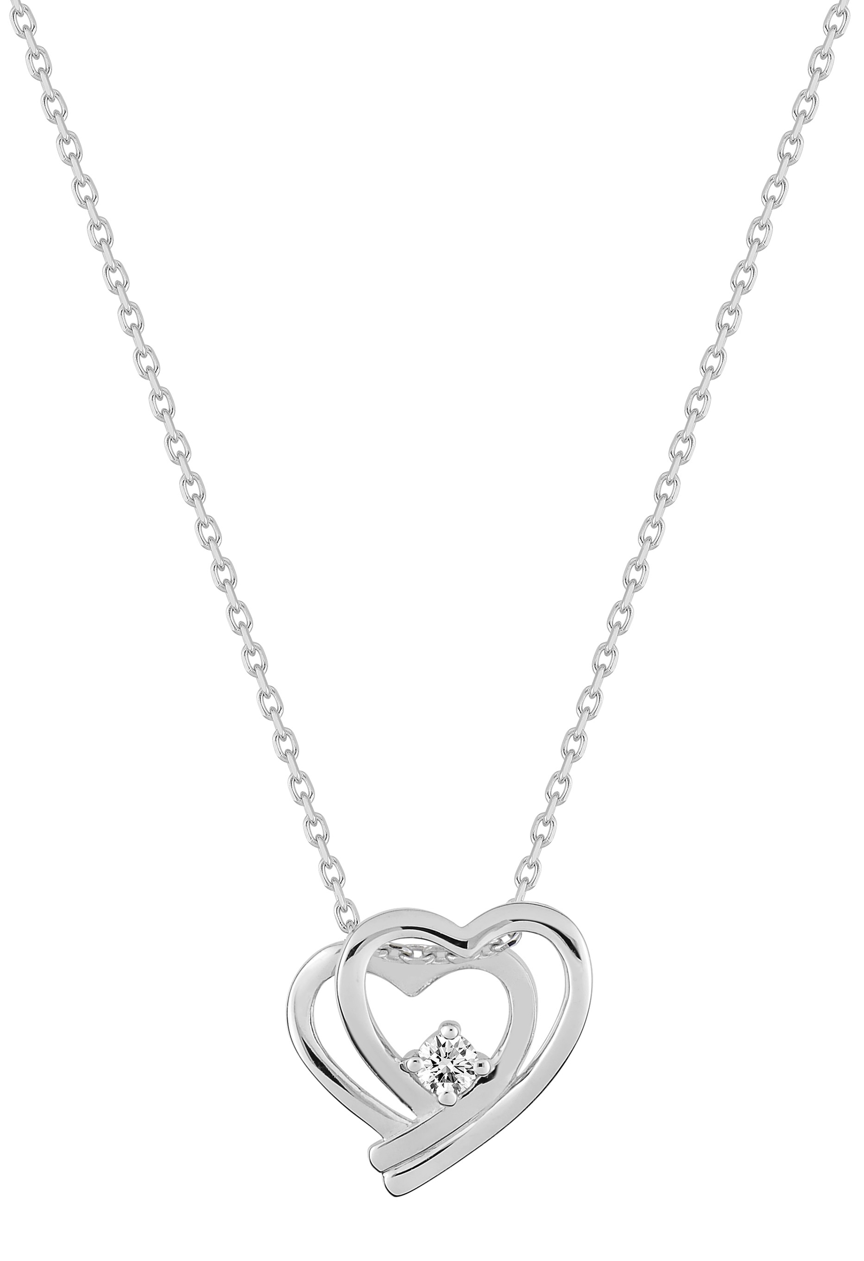 Collier Oxydes de Zirconium & Argent