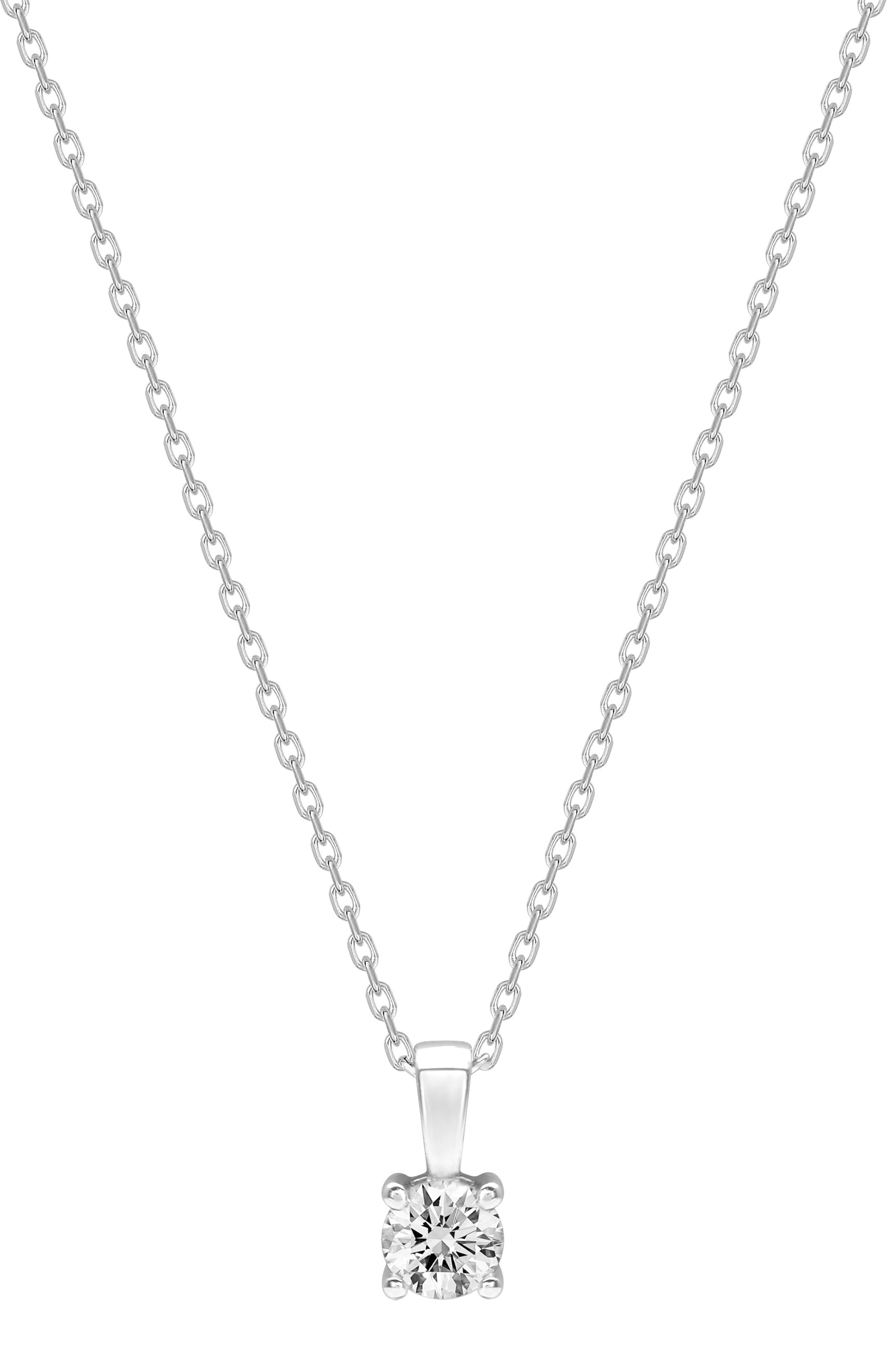 Collier Oxydes de Zirconium & Argent