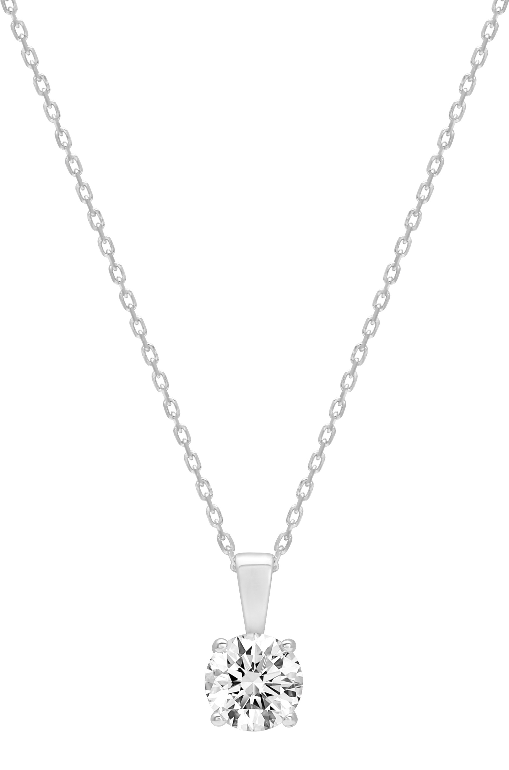 Collier Oxydes de Zirconium & Argent