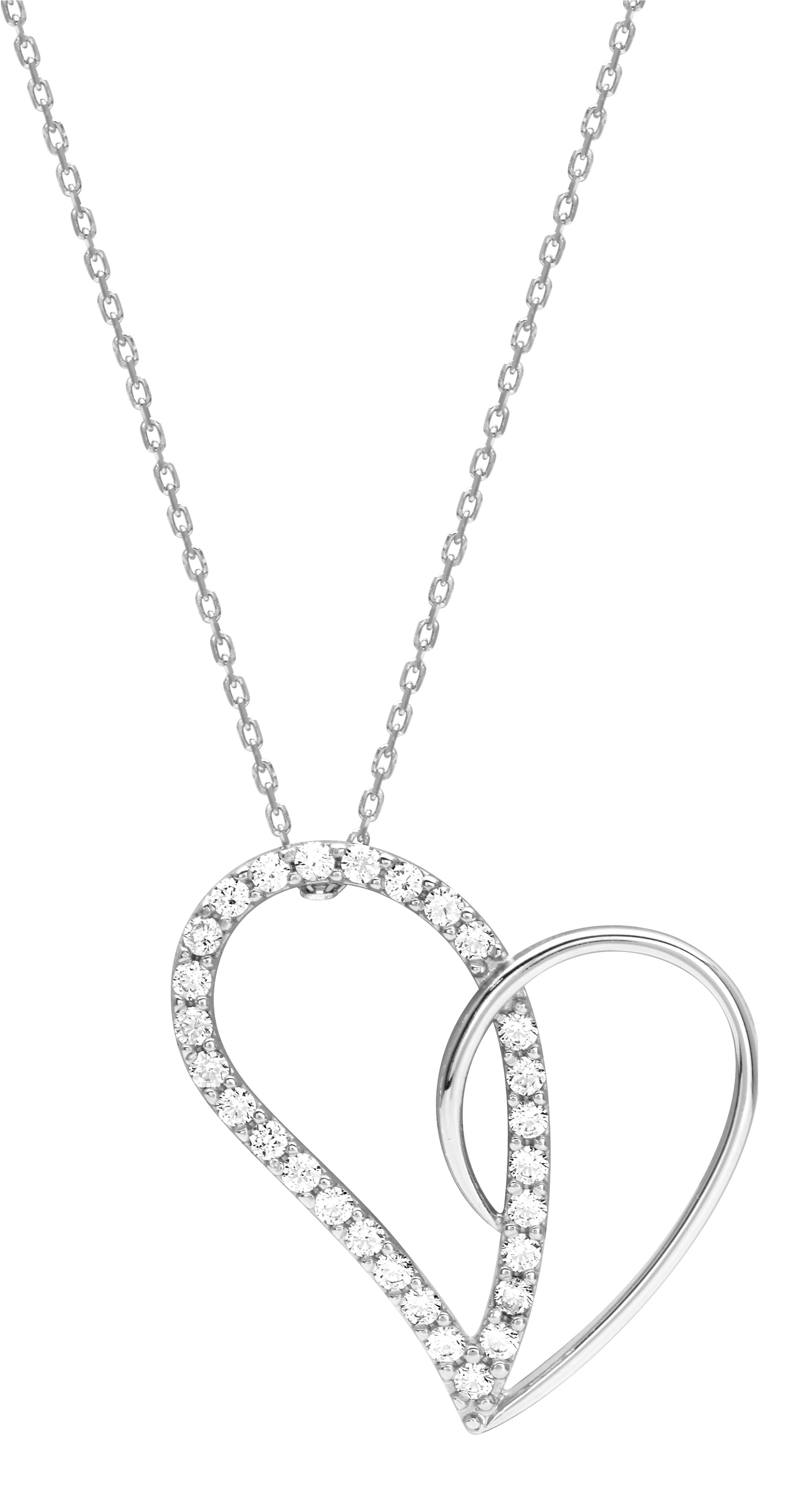 Collier Oxydes de Zirconium & Argent