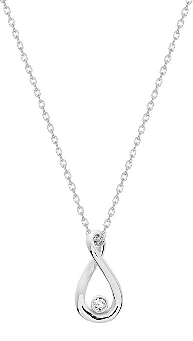 Collier Oxydes de Zirconium & Argent