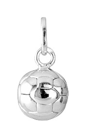 Pendentif Ballon en Argent 925/1000 rhodié