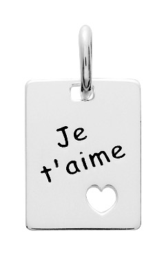 Pendentif en Argent 925/1000 rhodié