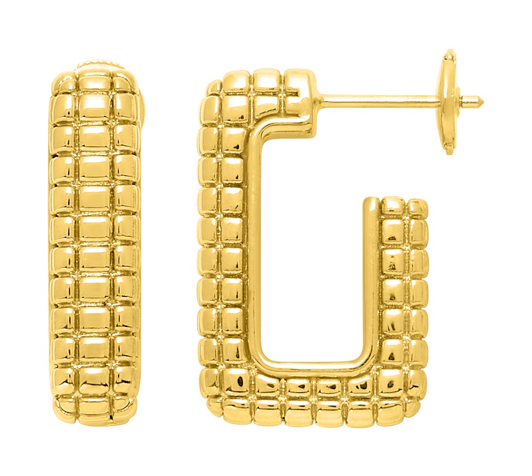 Boucle d\'oreilles Demi Créoles or 18 Carats