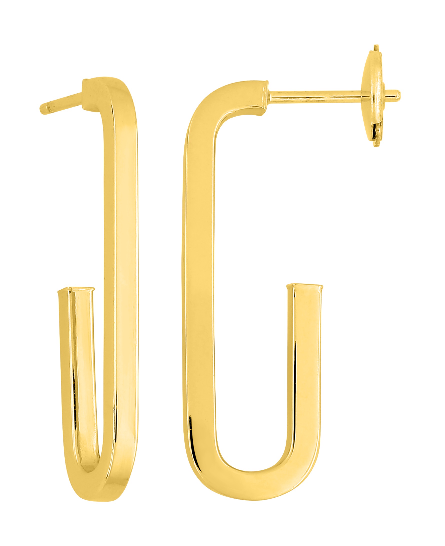 Boucle d\'oreilles Demi Créoles or 18 Carats