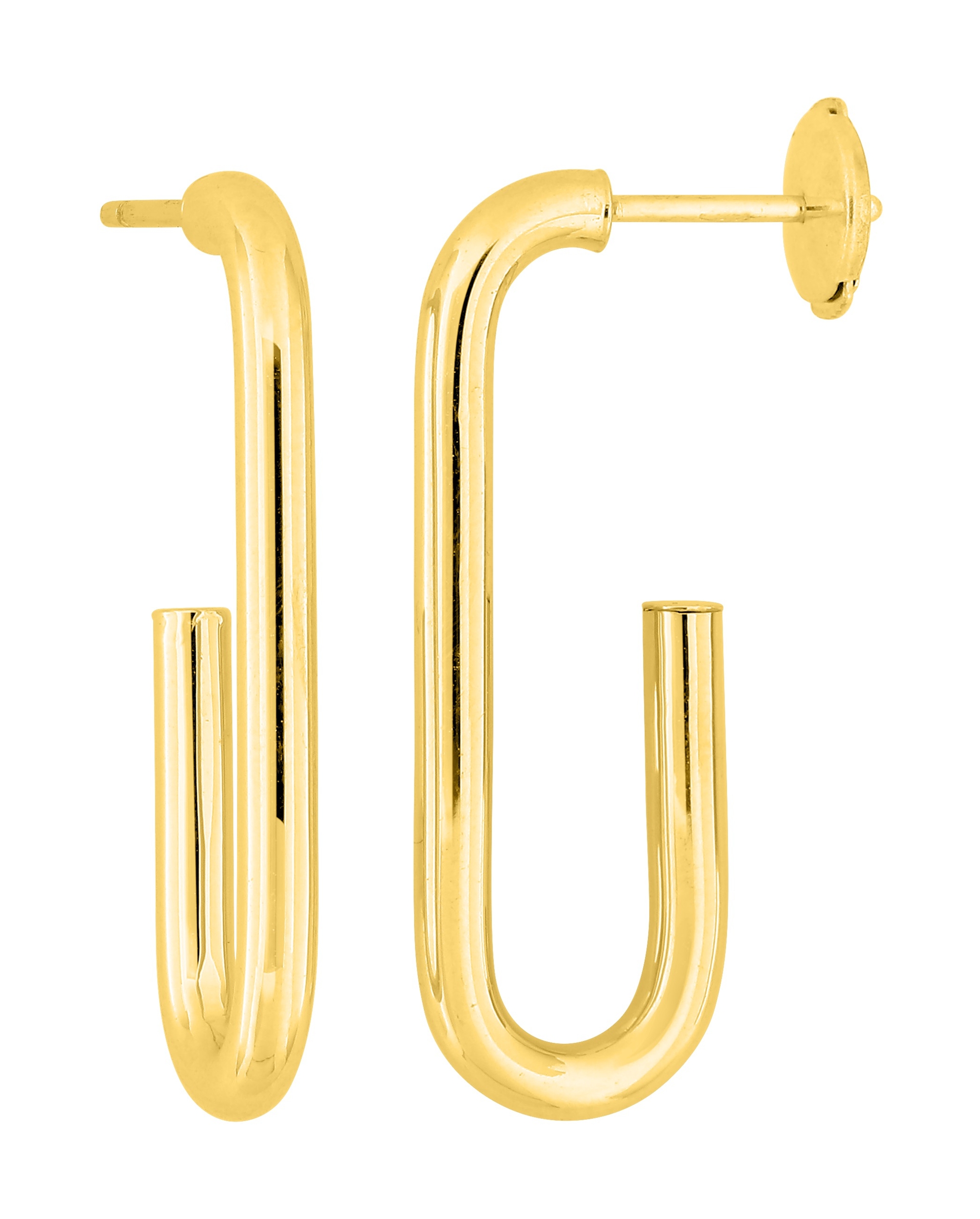 Boucle d\'oreilles Demi Créoles or 18 Carats