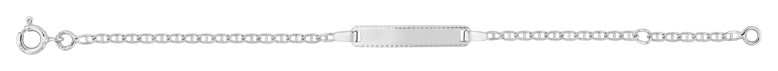 Gourmette bébé Or Blanc 18 Carats