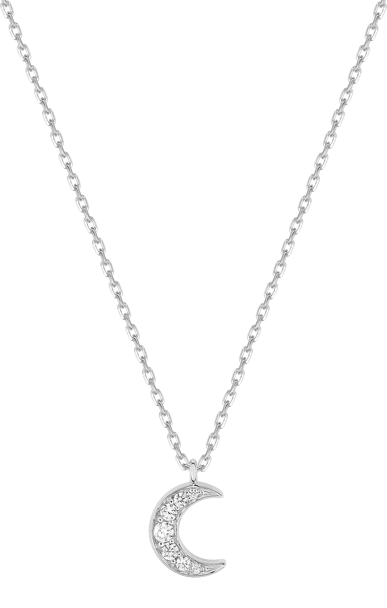 Collier Oxydes de Zirconium & Argent