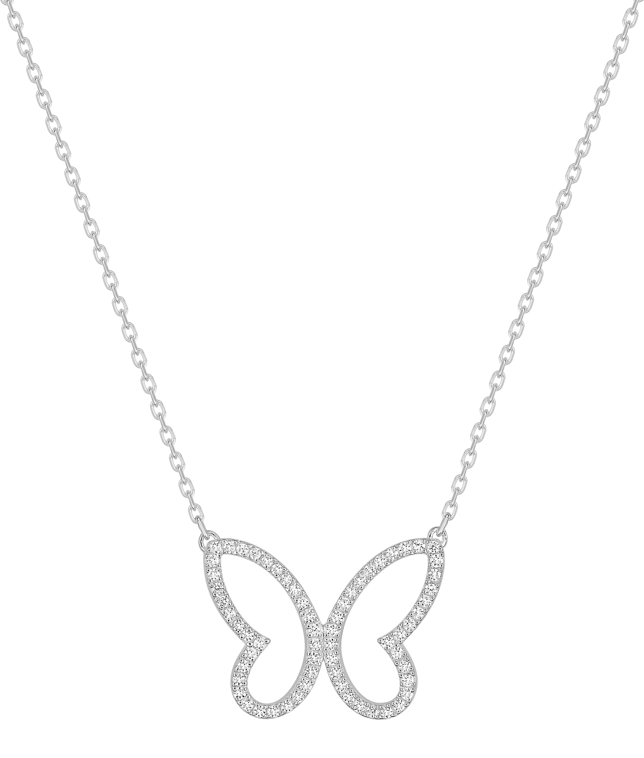 Collier Oxydes de Zirconium & Argent