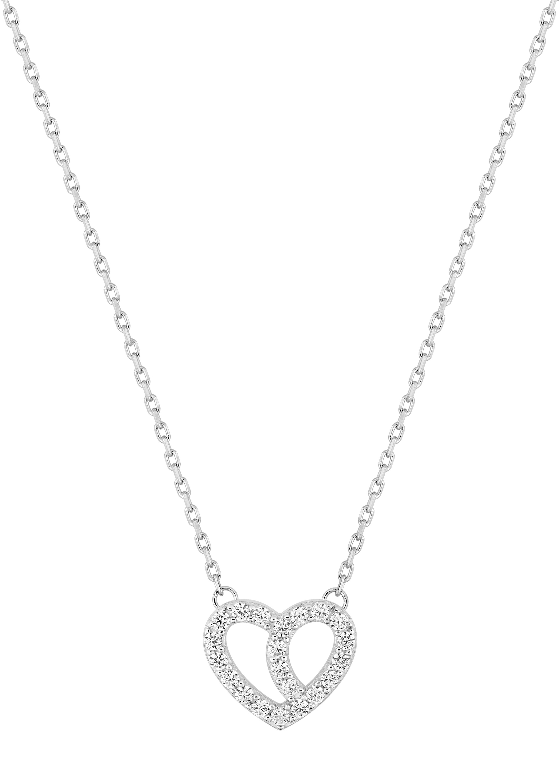 Collier Oxydes de Zirconium & Argent