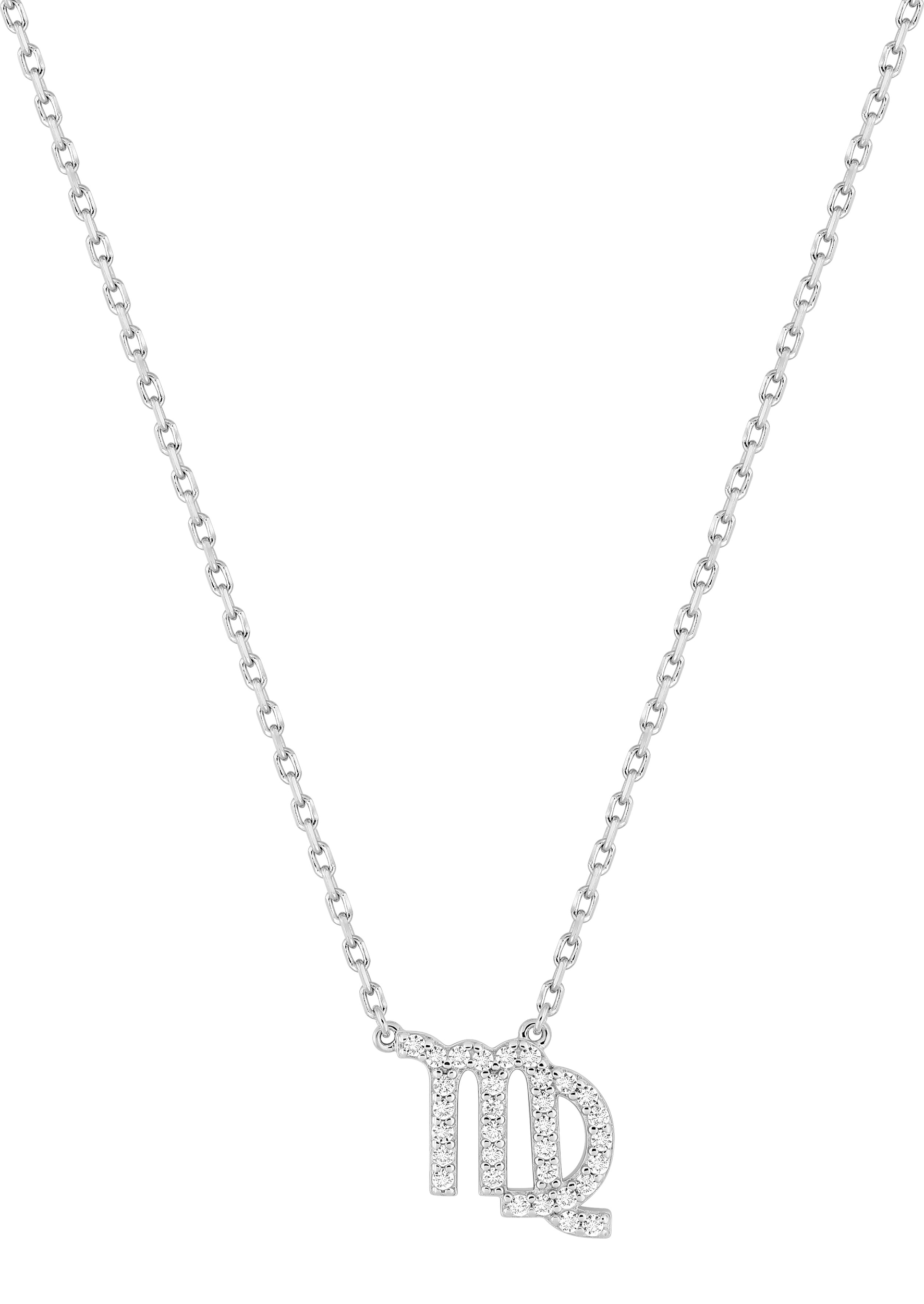 Collier Zodiaque Vierge Oxydes de Zirconium & Argent