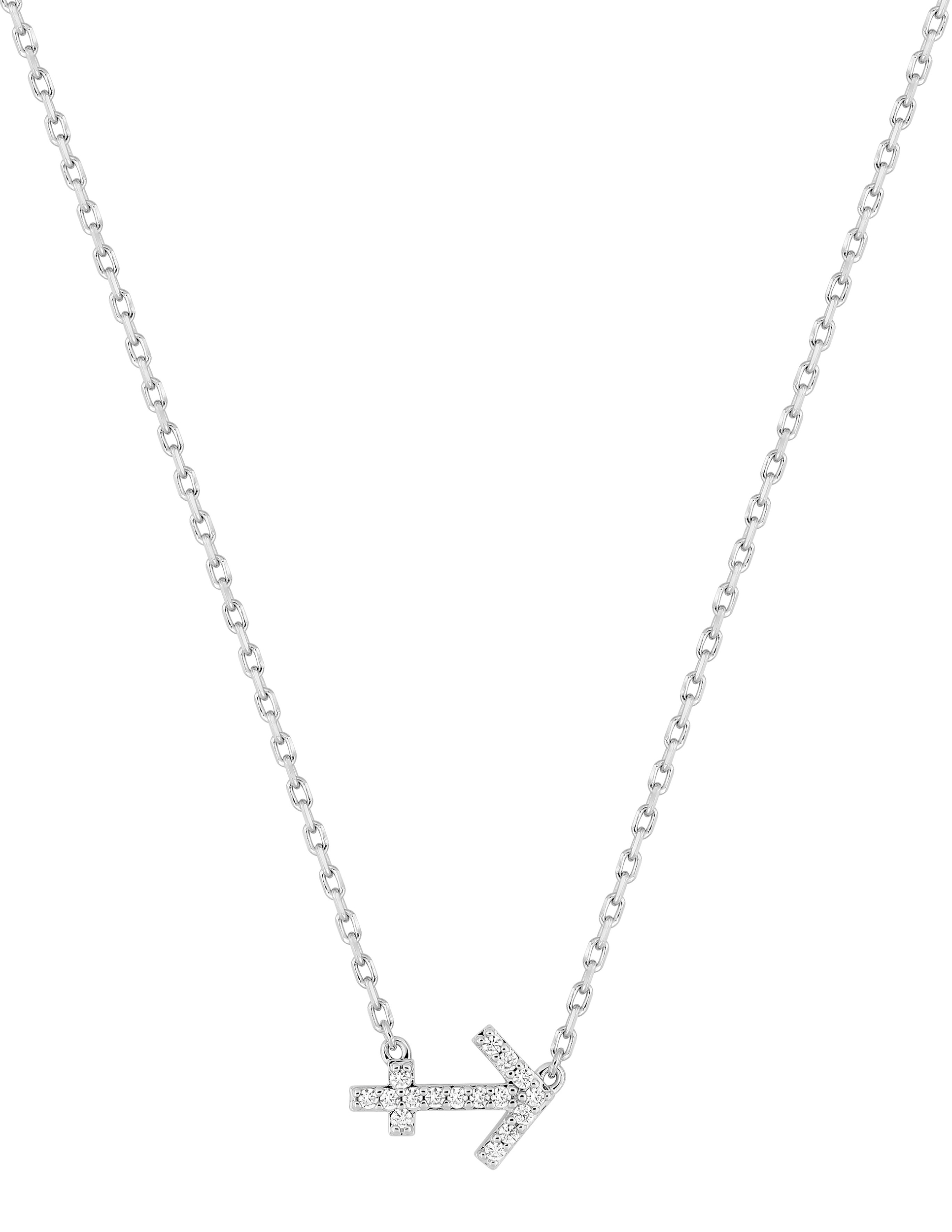 Collier Zodiaque Sagittaire Oxydes de Zirconium & Argent