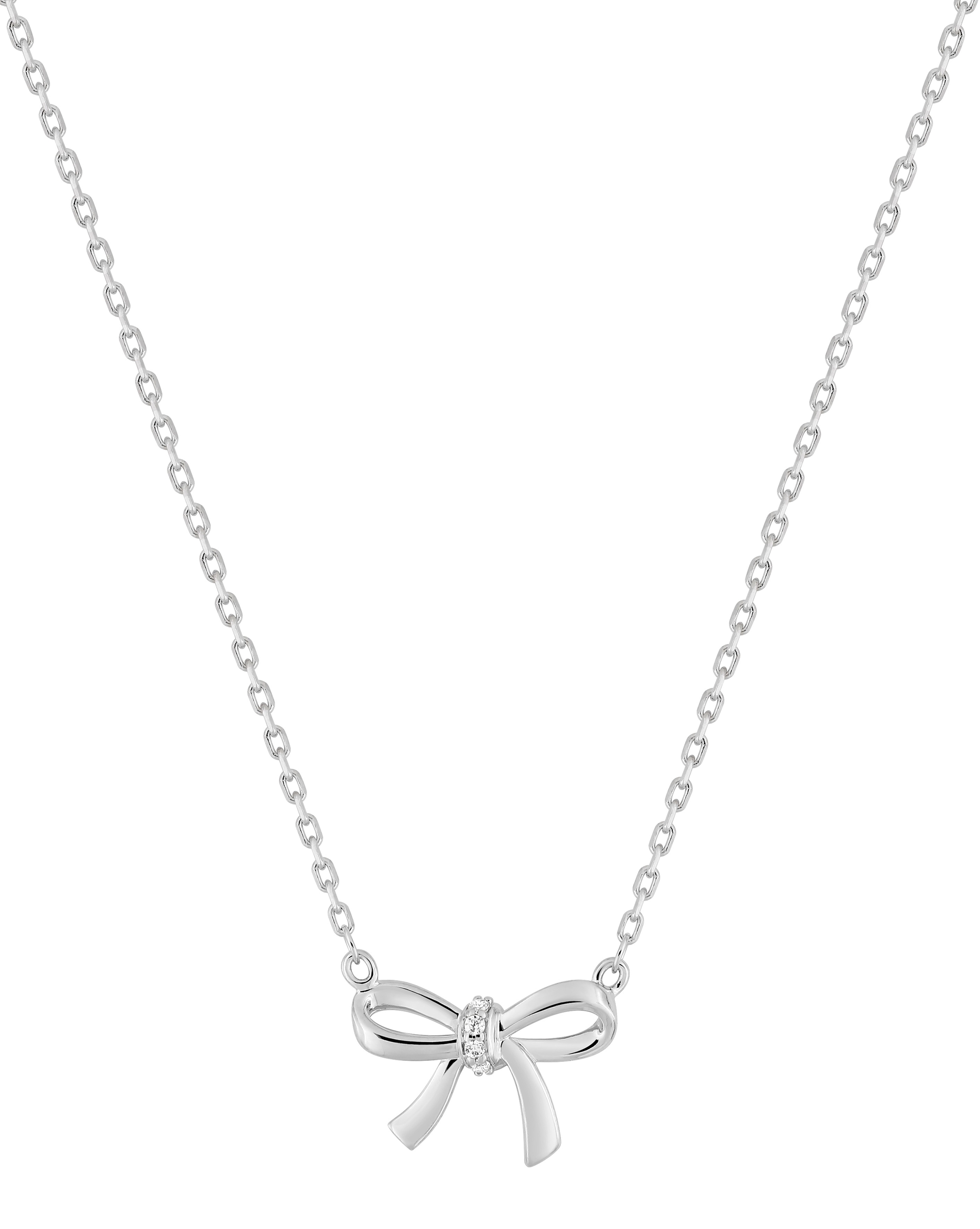 Collier Oxydes de Zirconium & Argent