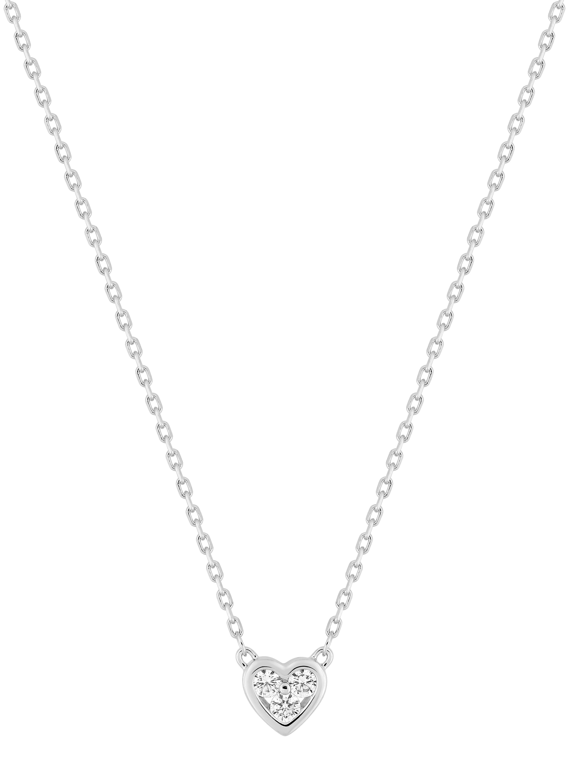 Collier Oxydes de Zirconium & Argent