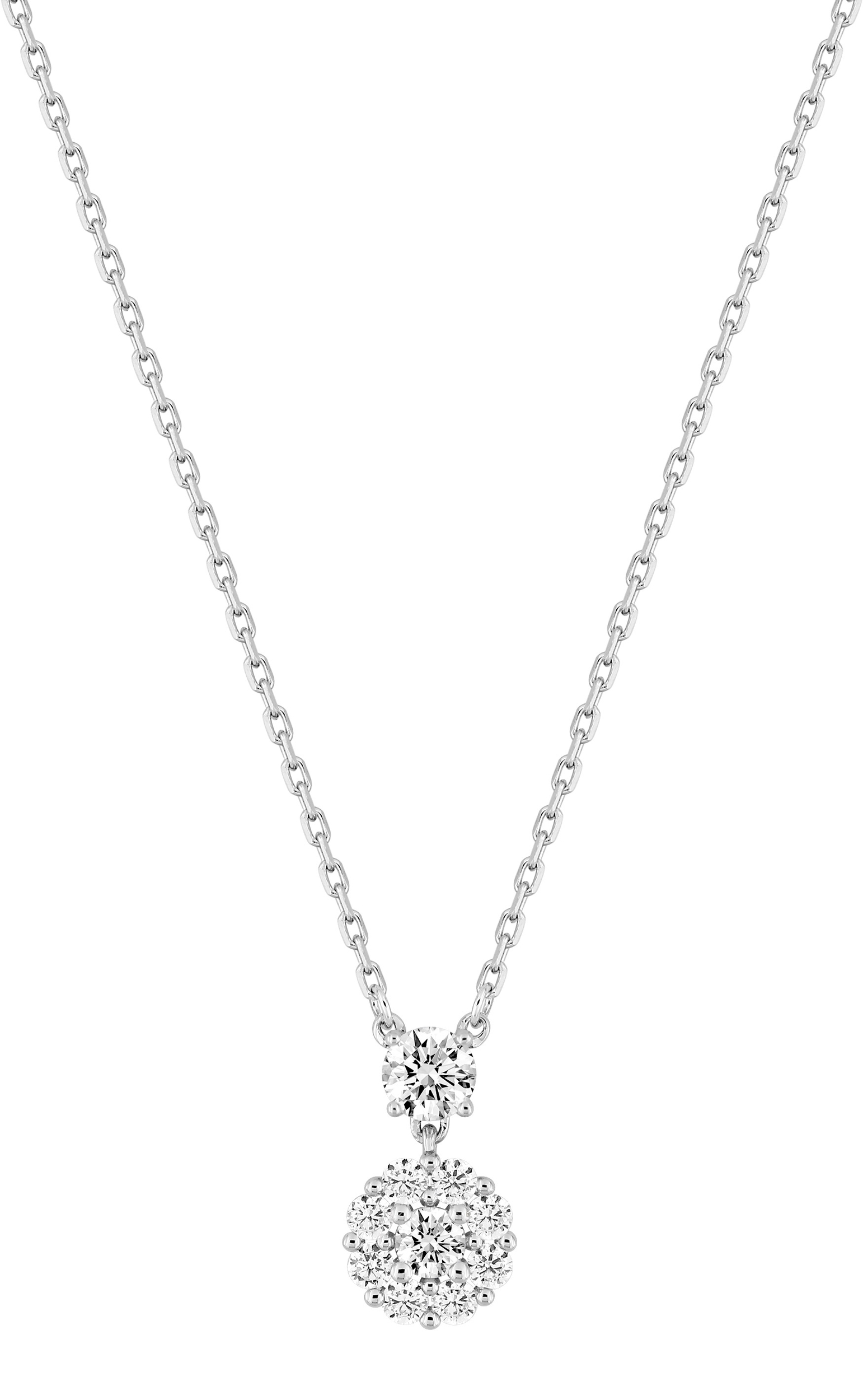 Collier Oxydes de Zirconium & Argent