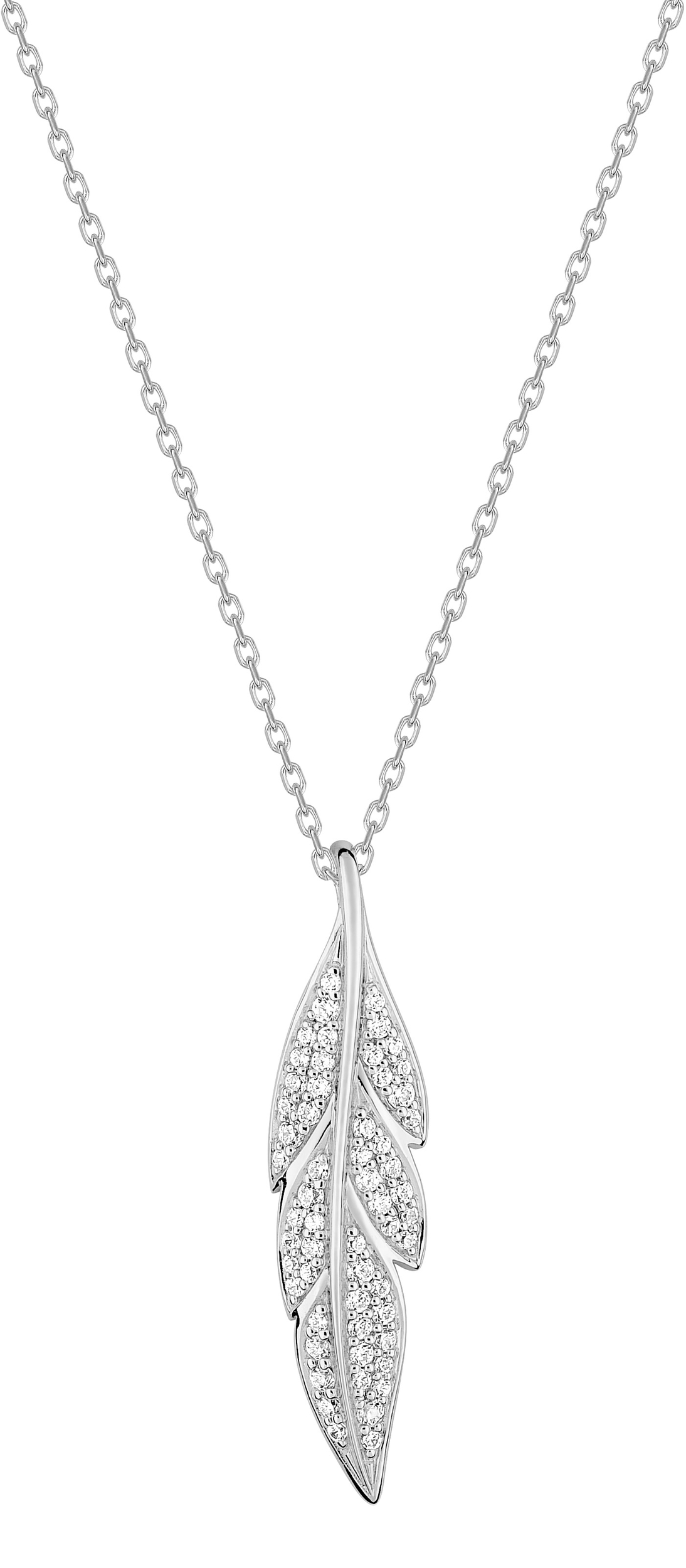 Collier Oxydes de Zirconium & Argent