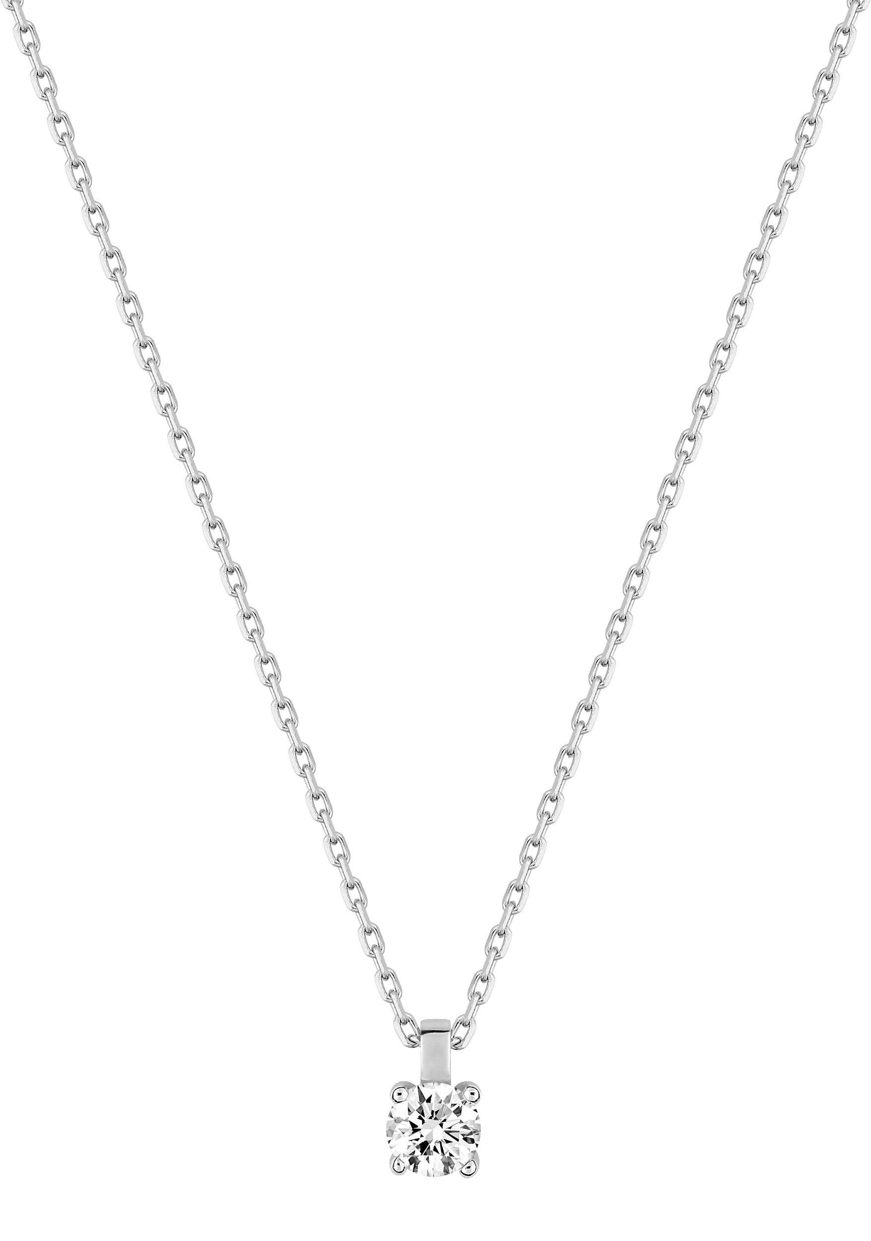 Collier Oxydes de Zirconium & Argent