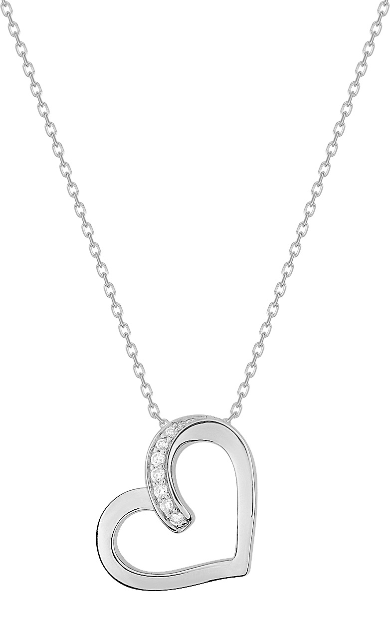 Collier Oxydes de Zirconium & Argent