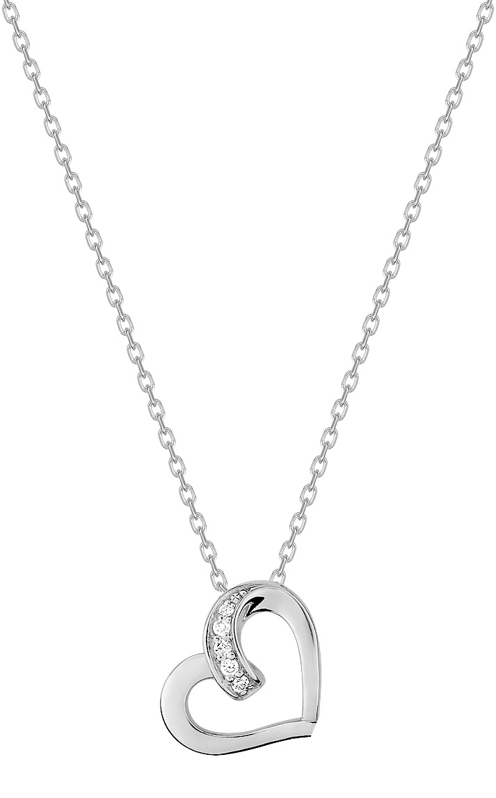 Collier Oxydes de Zirconium & Argent