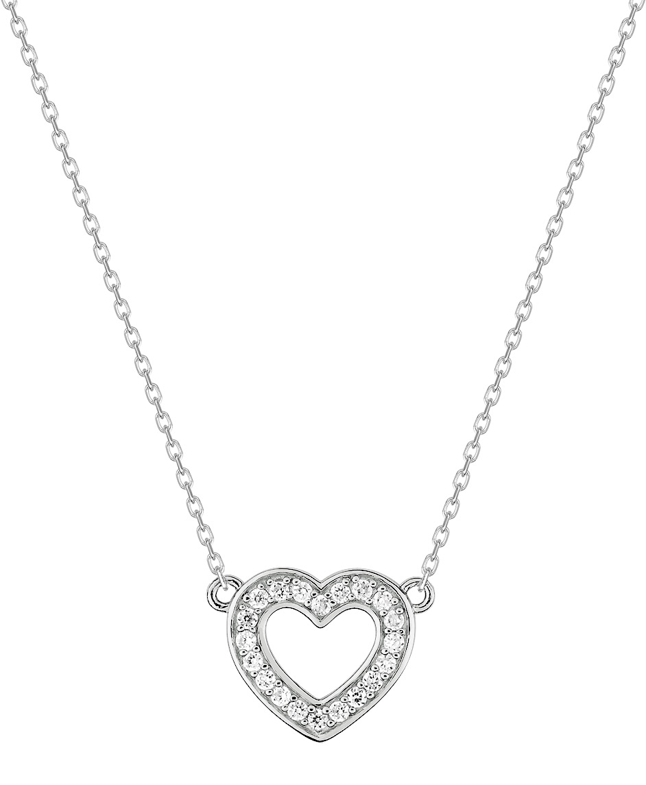 Collier Oxydes de Zirconium & Argent