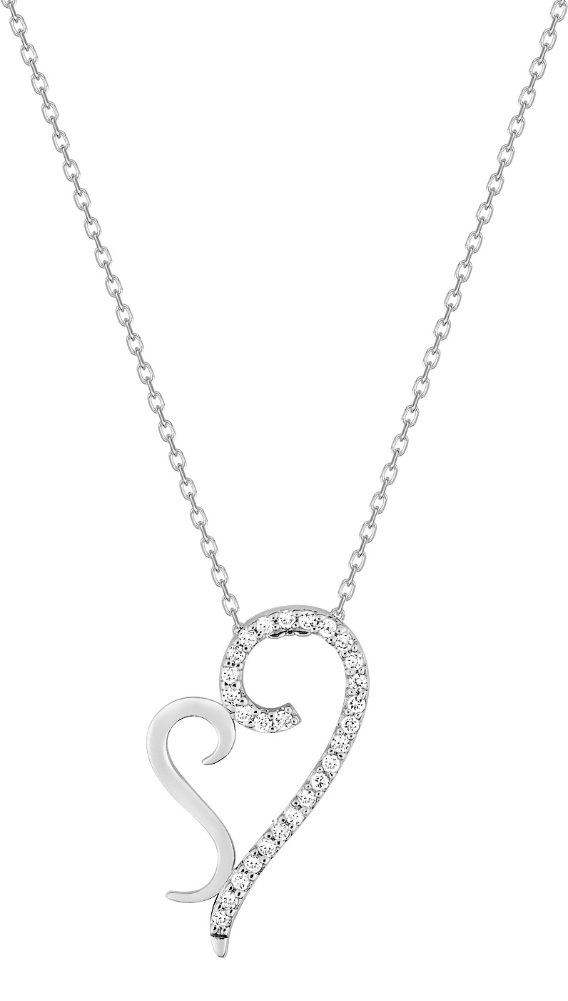 Collier Oxydes de Zirconium & Argent