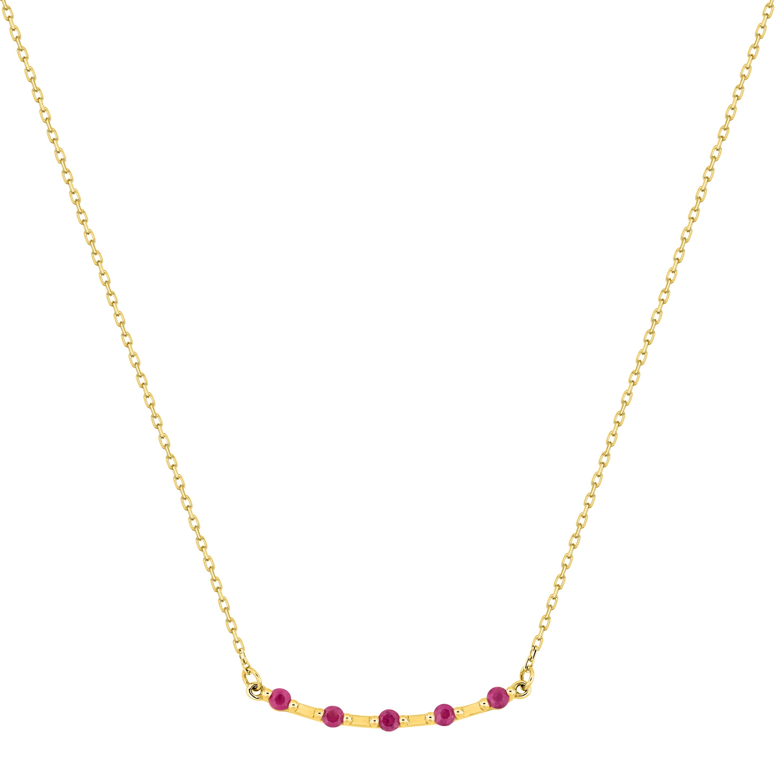 Collier Rubis/Saphir/Emeraude Or 18 Carats