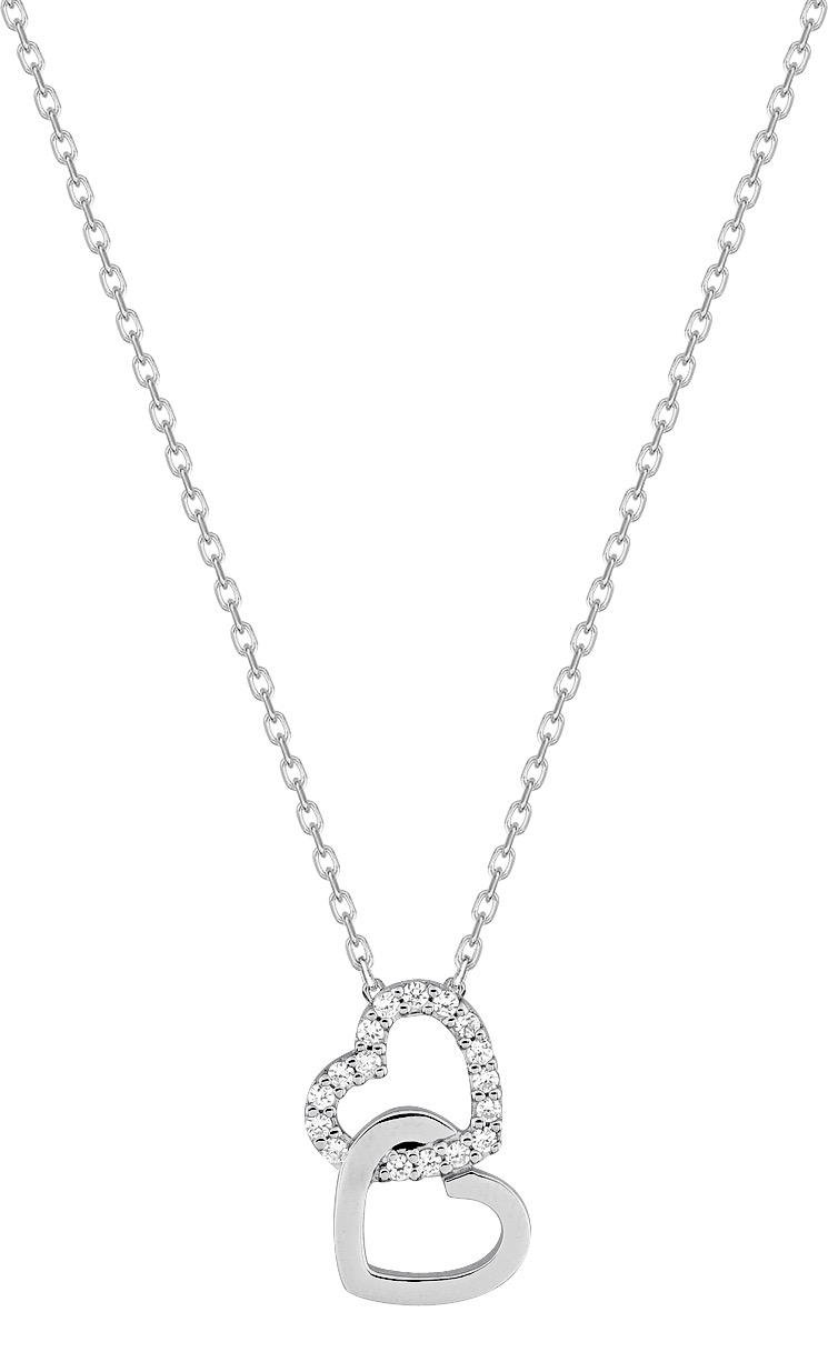 Collier Oxydes de Zirconium & Argent